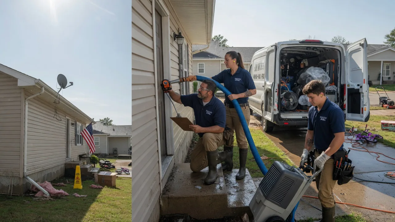Ceiling Water Damage Restoration in Fairbury, IL near me